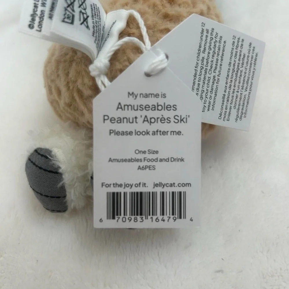 Jellycat Authentic Amuseables Peanut 'Après Ski' - Picture 2 of 2